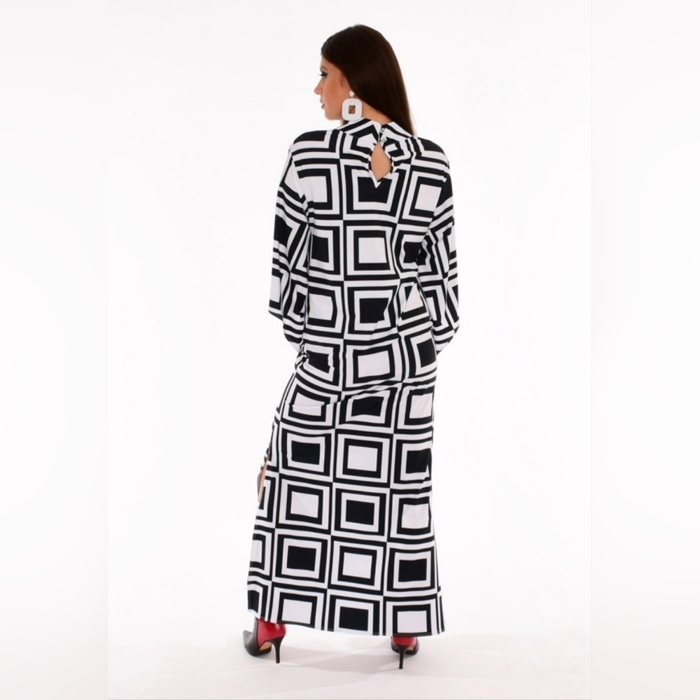 Dorothy Zudora DonnaRetro Bell Sleeve Maxi Dress, Size M - Picture 2 of 10